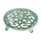 Round cast iron underside