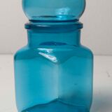 Jar of pharmacy blue
