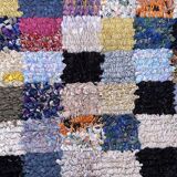 Colorful Boucherouite Moroccan rug - 87 x 152 cm