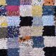 Colorful Boucherouite Moroccan rug - 87 x 152 cm