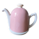 Théière tisanière vintage porcelaine cloche rose guy degrenne salam
