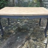 Old dining table with extensions