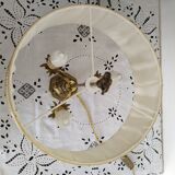 Lampe bouillotte en laiton doré style Empire 3 feux