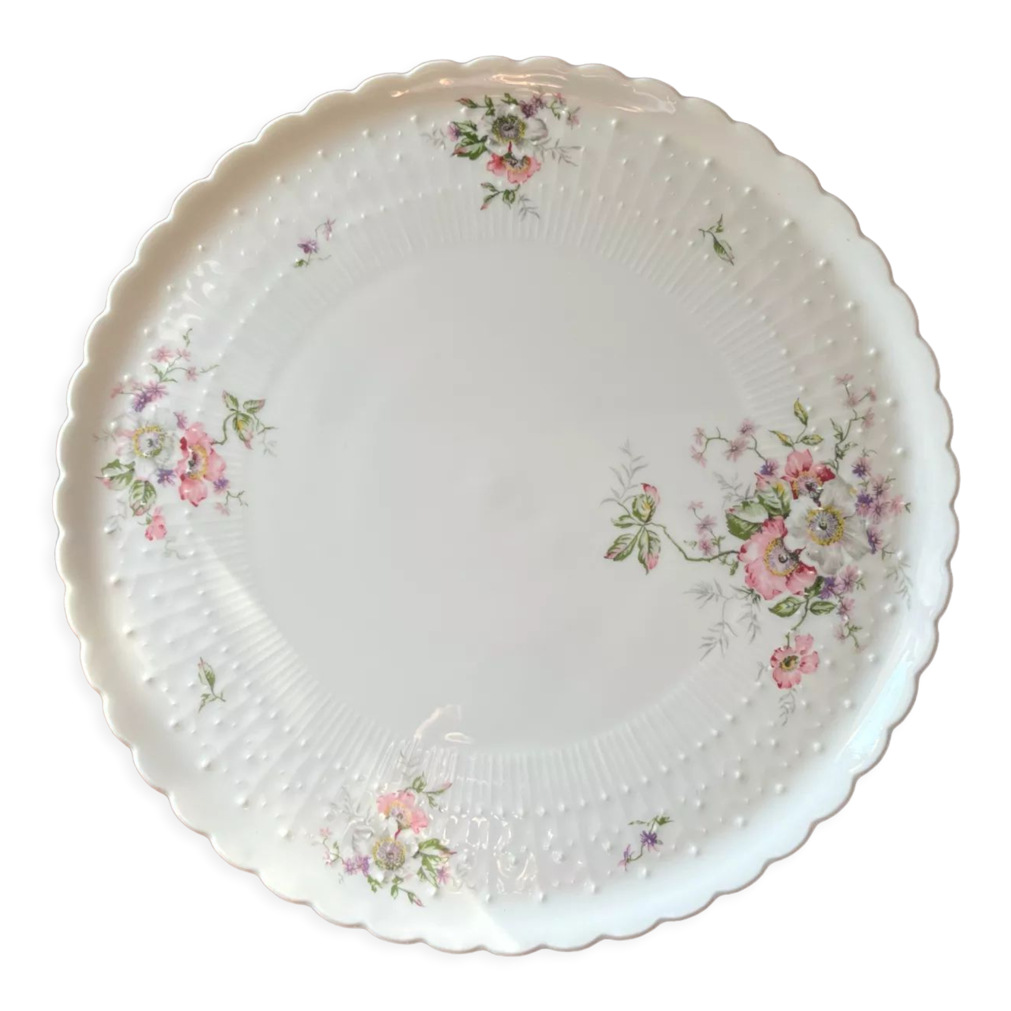 Limoges porcelain pie dish - Boyer