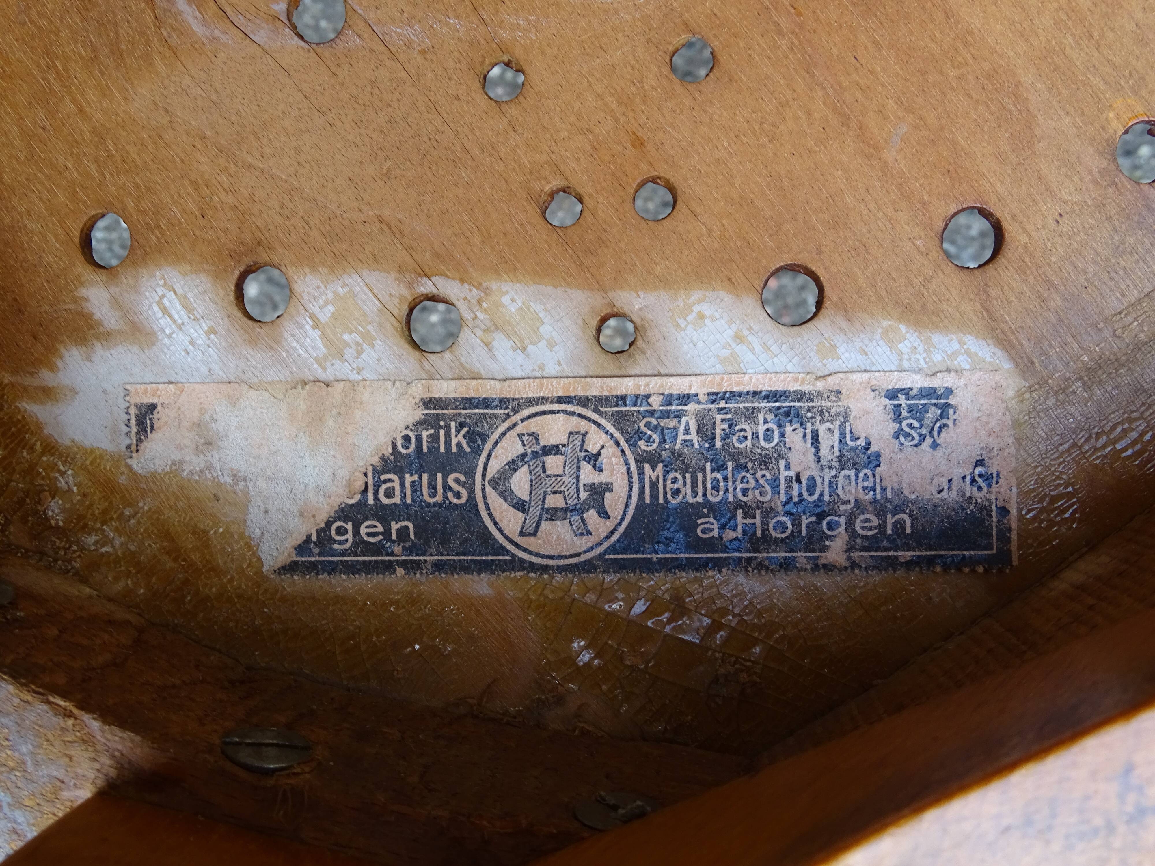 Chaise  pour « machine à coudre » Horgen Glarus, Suisse 1950