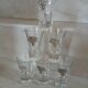 6 small antique liqueur glasses
