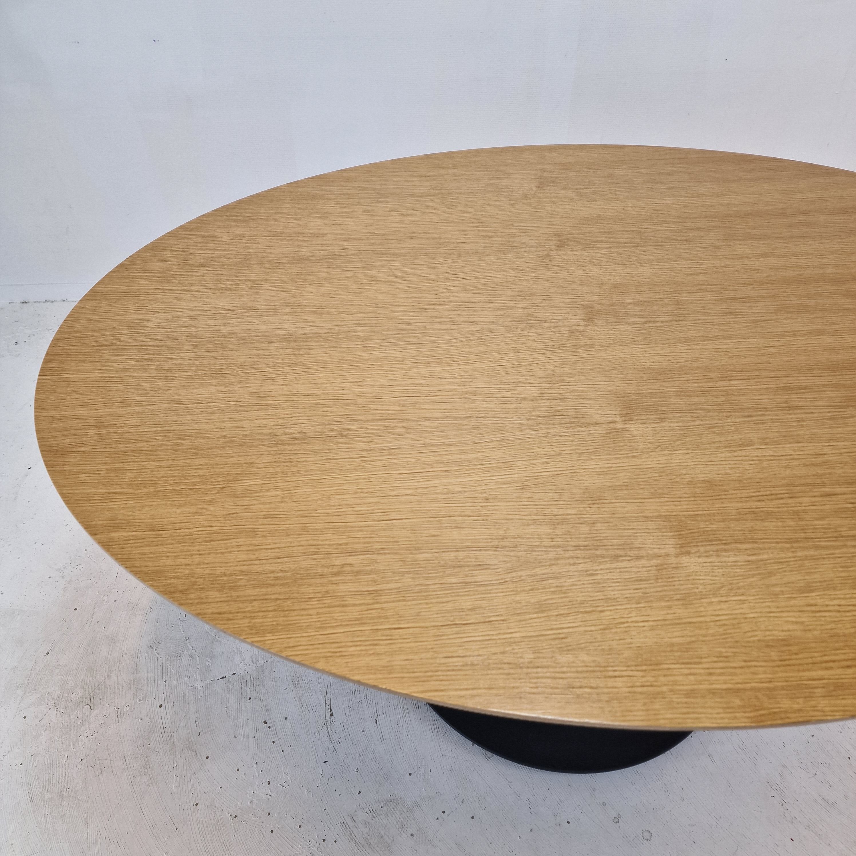 Oval Oak Dining Table by Pierre Paulin for Artifort