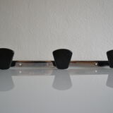 Wall coat rack with 3 hooks vintage 60's