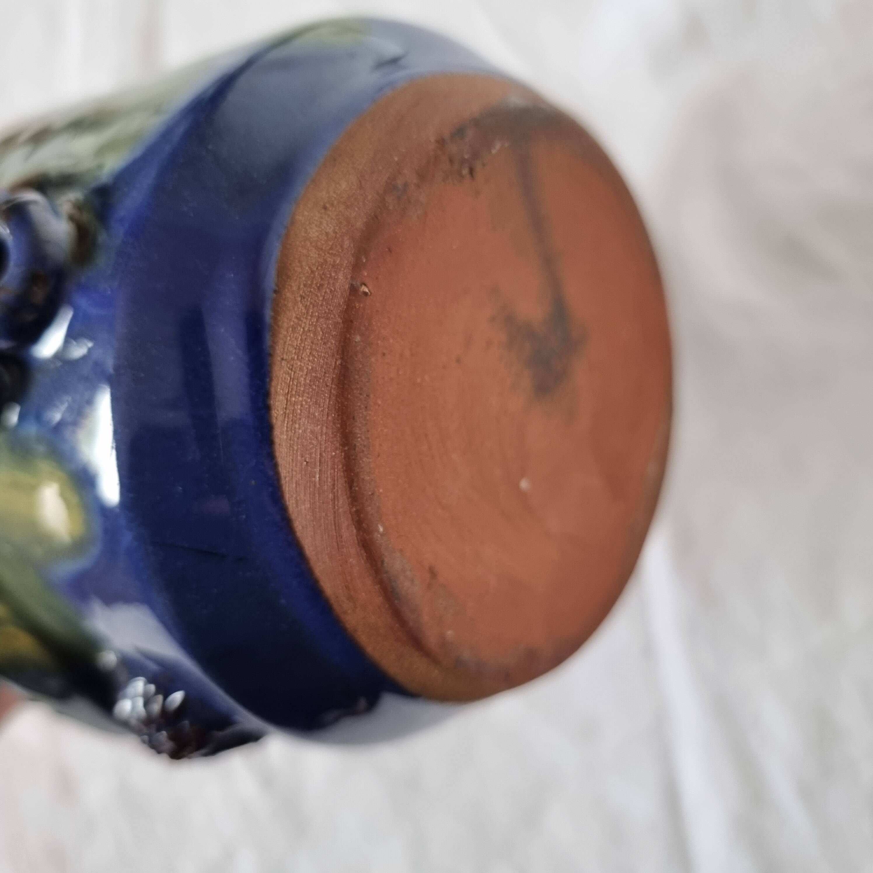 Rare Antique Ceramic or Glass Pitcher Imitation Remueed Gumnut & Gum