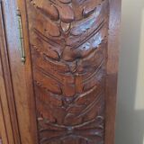 Walnut corner cabinet (notch)