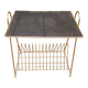 Vinyl serving table