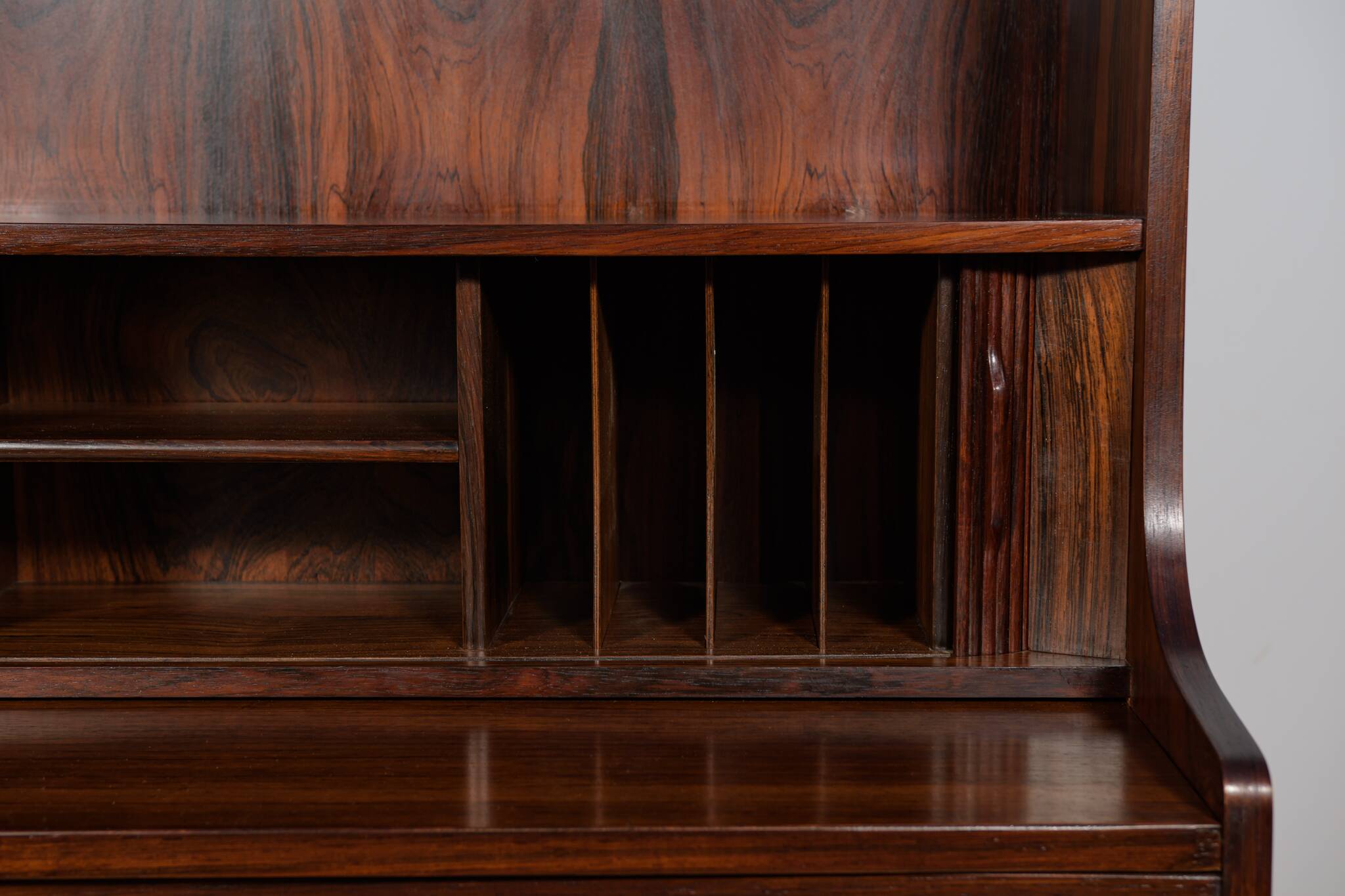 Mid-Century Rosewood Shelf by Johannes Sorth for Bornholm, Denmark, 1960s