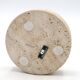 Cerri Nestore round Italian ashtray in travertine, 1970s