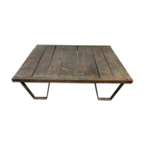 Industrial plant pallet coffee table