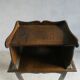 wooden bedside table with 1 drawer, 19th century