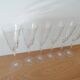 6 flûtes à champagne en cristal