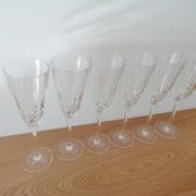 6 flûtes à champagne en cristal