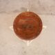 Vintage metal and wood workshop stool