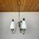 Vintage brass chandelier Italy 1960s