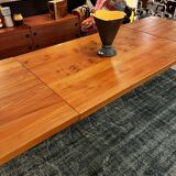 Solid elm dining table