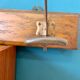 Old bistro wall coat rack