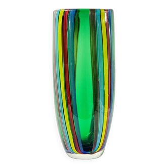 Mid-century modern Murano glass vase, Italy, 1960/70s