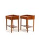 Teak and Oak Nightstands by Børge Mogensen 1950s.