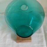 Green glass vase, Swedish modern, Arthur Percy,