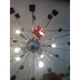 Lustre Ametista cubes murano verre spoutnik lustre