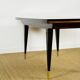 French Art Deco dining table in Macassar from 1940.