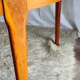 Table à manger ronde en teck années 60