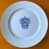 Large antique earthenware dinner plates by Brown-Westhead, Moore & Co.