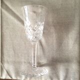 Suite of 10 glasses of cooked wine or digestive crystal baccarat model burgos
