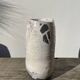 Raku vase / signed ceramic / handmade pottery