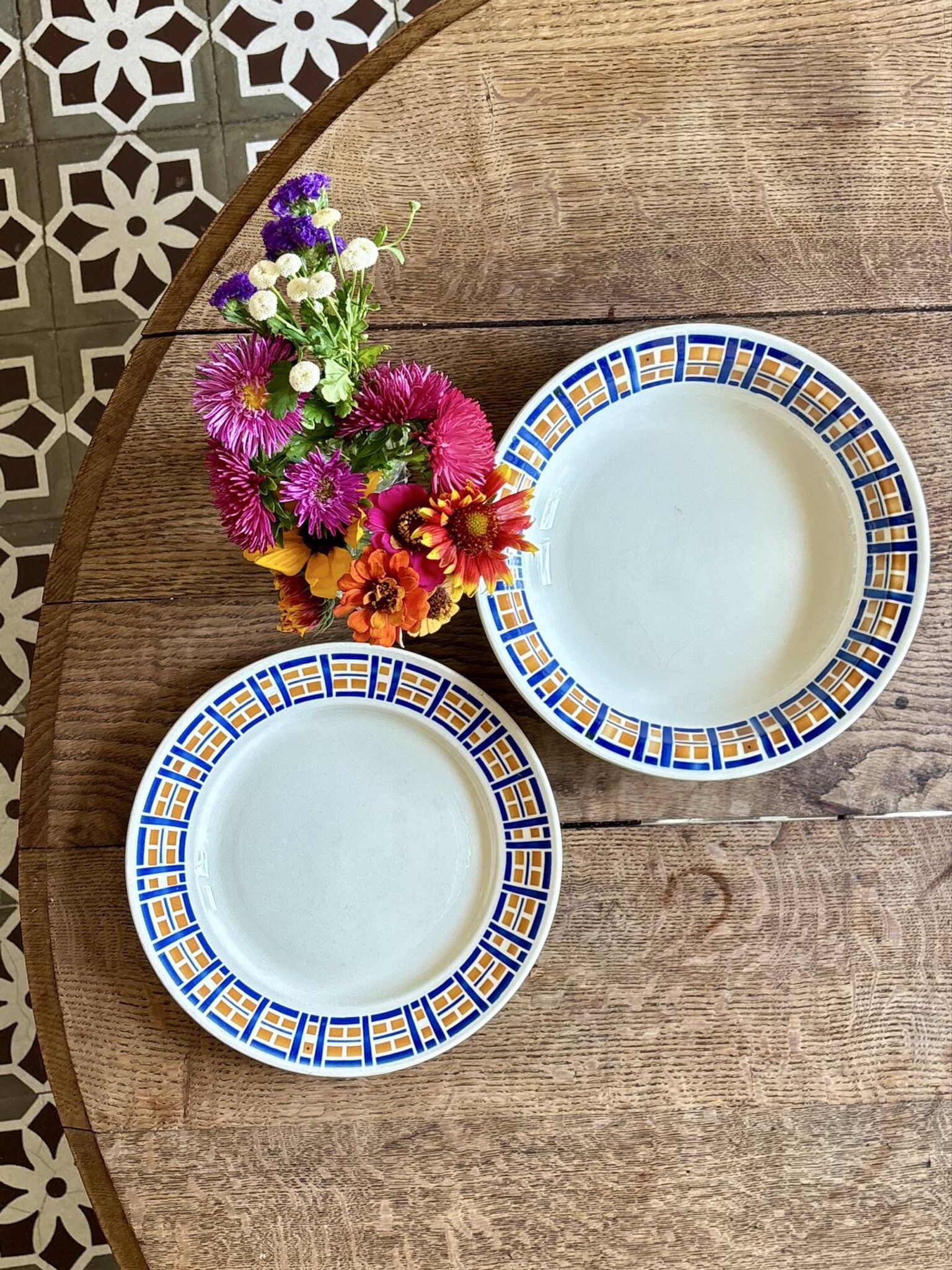 Lot de deux plats vintage - Robinson de Badonvillier