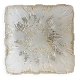 Mid-Century Modern Sconce in Glass and Steel, 1960s