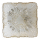Applique moderne du milieu du siècle en verre et acier, années 1960