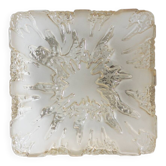 Mid-Century Modern Sconce in Glass and Steel, 1960s