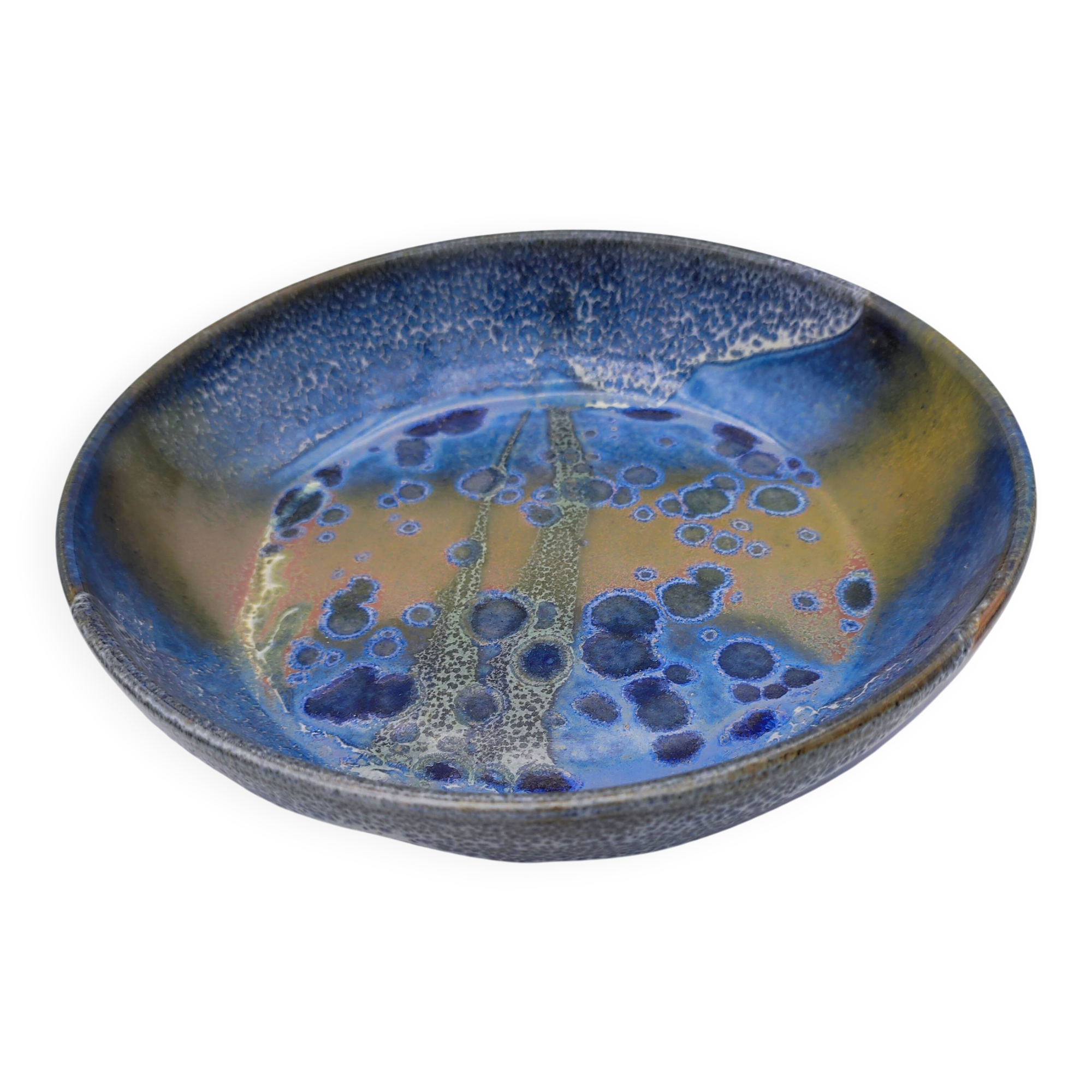 Stoneware dish from Nault pottery