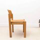 Scandinavian style "omega" beech chair