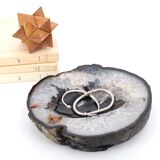 Vide poche en agate sculptée, années 70