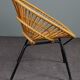 Rattan armchair, Dutch Design, 1960