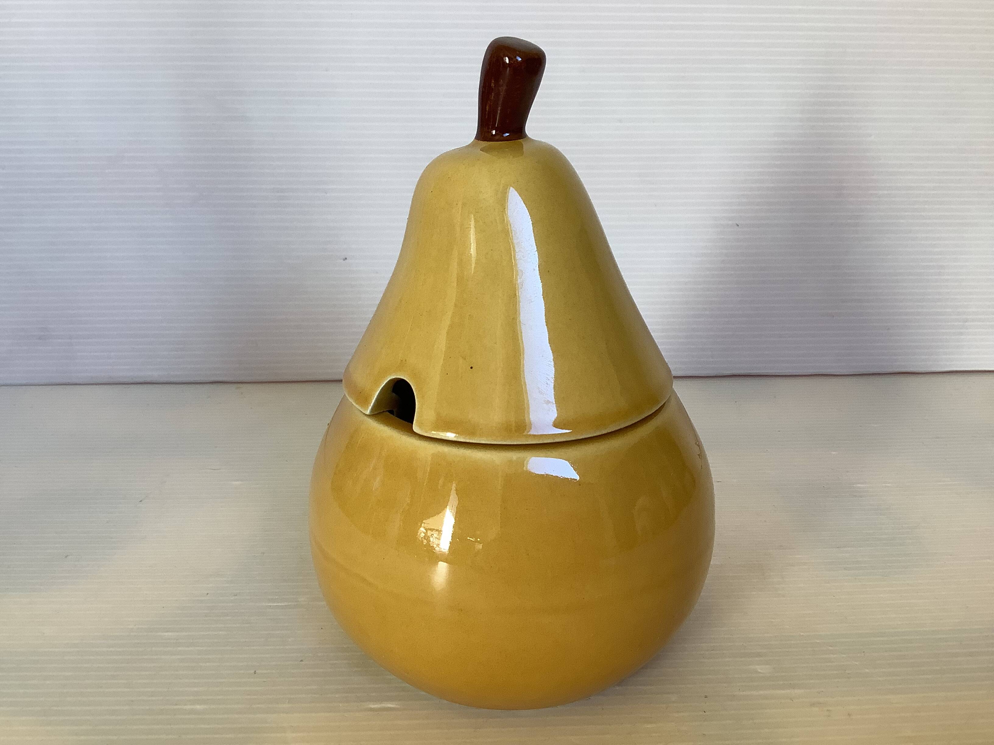 Sugar bowl jam maker pear barbotine