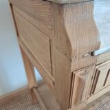 Bathroom cabinet with marble top in Henri II style