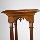 Large Neo-Gothic walnut harness, France, 19th