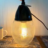 Set of two vintage industrial walkmen made of prismatic glass