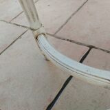 Table basse ancienne style louis xvi avec plateau marbre