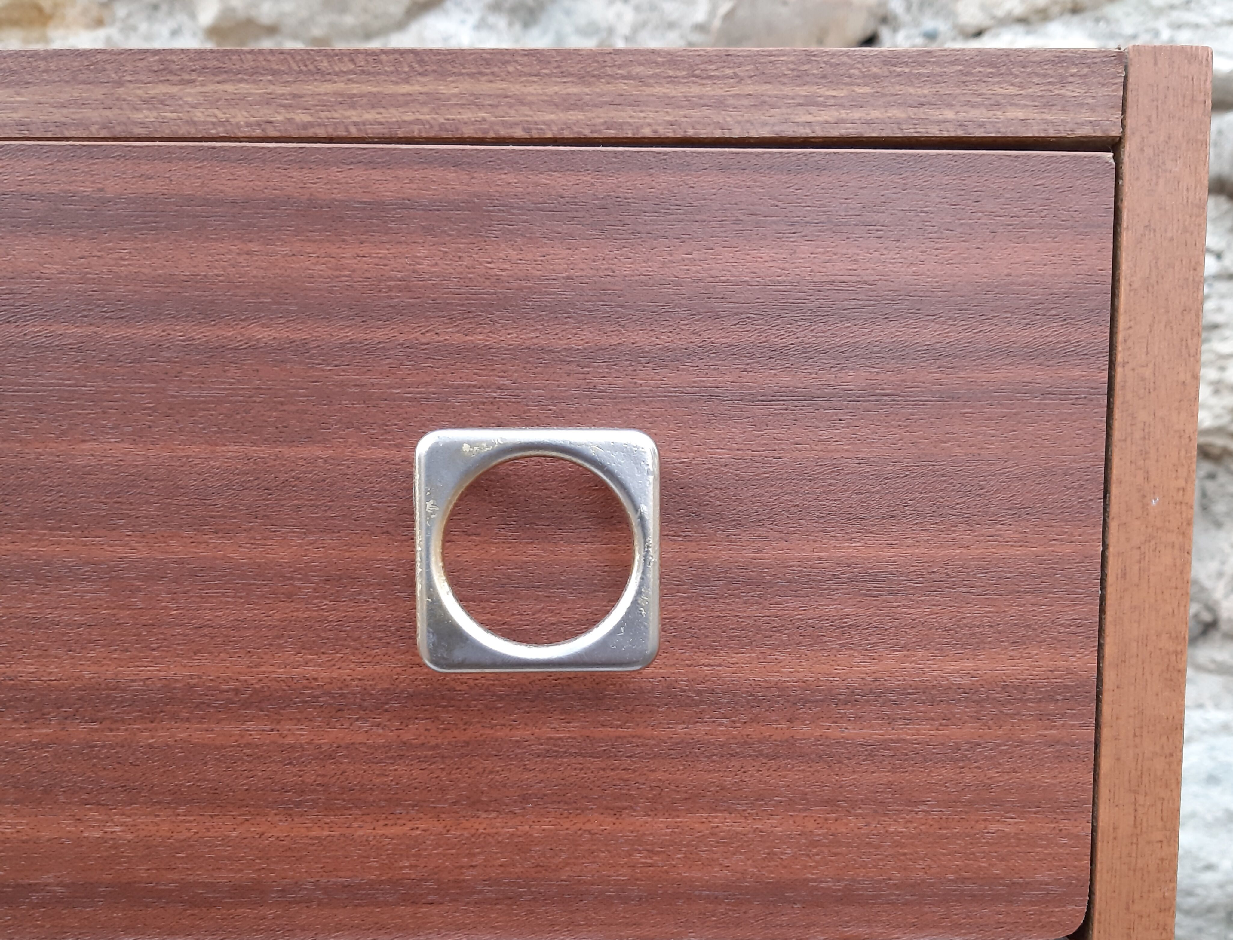 Scandinavian chest of drawers in formica year 50