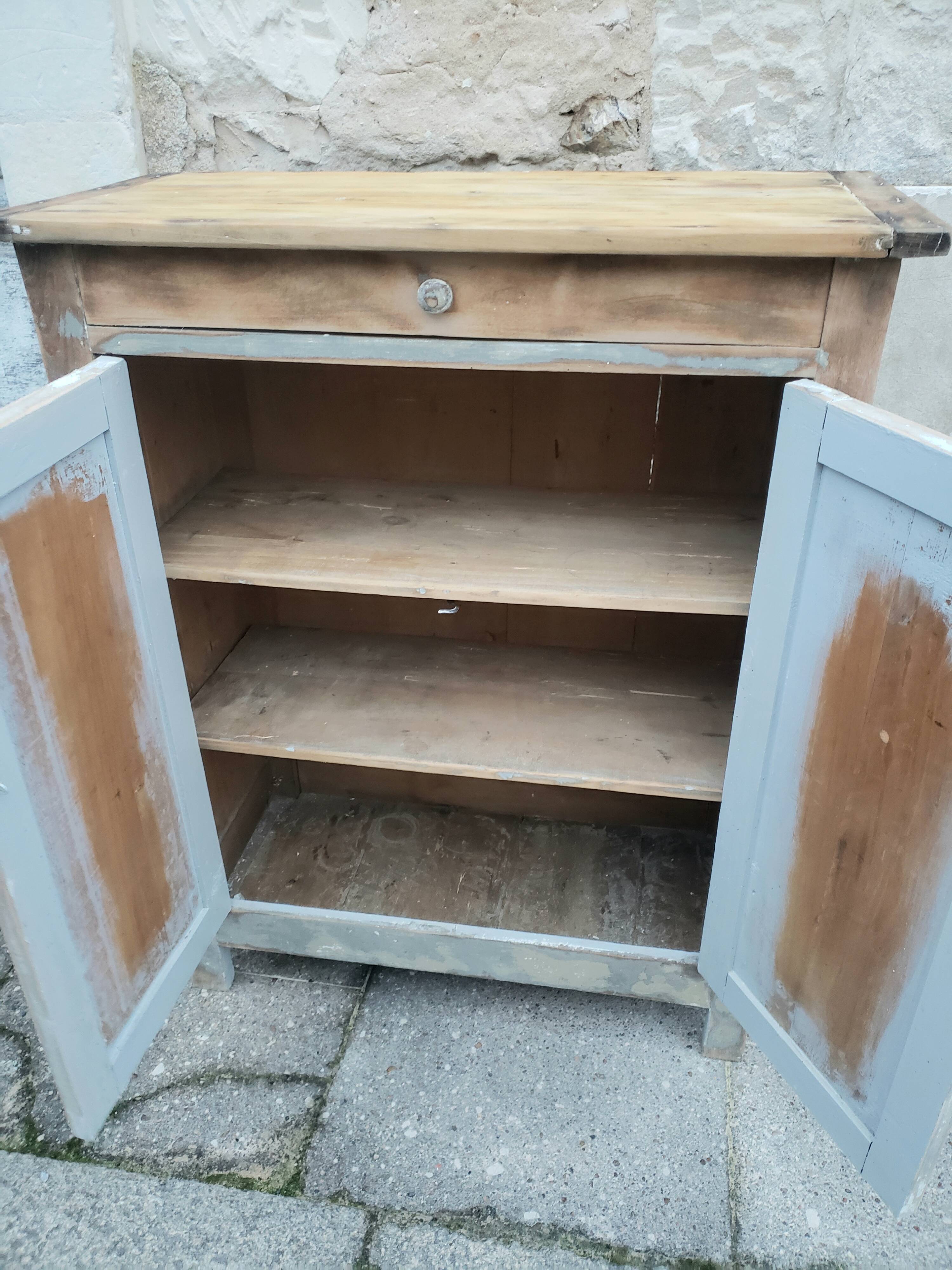 Parisian buffet wasi sabi patina greige