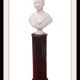 White marble bust by Giuseppe Croff representing Joséphine Carron